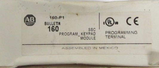 ALLEN BRADLEY 160-P1  SSC PROGRAM Keypad Module 160 P1 PROGRAMMING TERMINAL