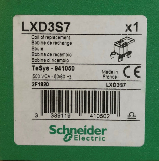 SCHNEIDER ELECTRIC LXD3S7 D40A to D65A 500VAC Coil Tesys 941050