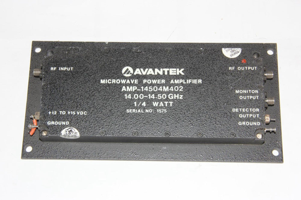 AVANTEK AMP-14504M402 Microwave Power Amplifier