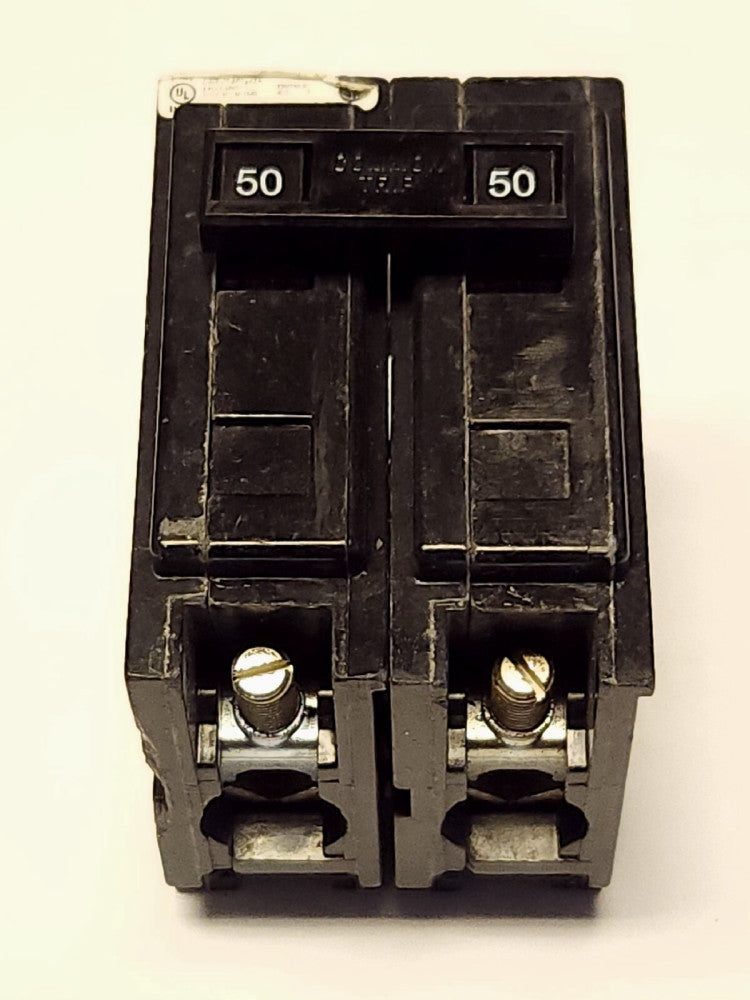 EATON CUTLER HAMMER QBHW2050 2 Pole 50 AMP Type BA Circuit Breaker 240 VAC