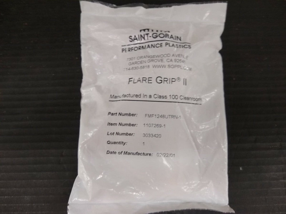 New, Saint-Gobain, FMF1248UTRN-1, Tee Reducer 3/4" flare run x 1/4" flare run 