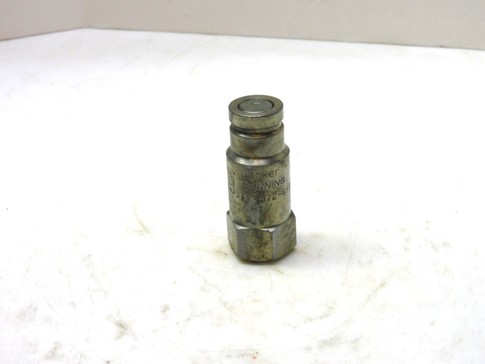 Parker FF-372-6FP 3/8" Female Pipe Hydraulic Quick Coupling Nipple 3000PSI 