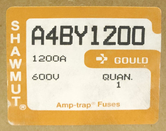 GOULD SHAWMUT A4BY1200 Bolt In 1200 AMP 600 VAC AMP-TRAP FUSE