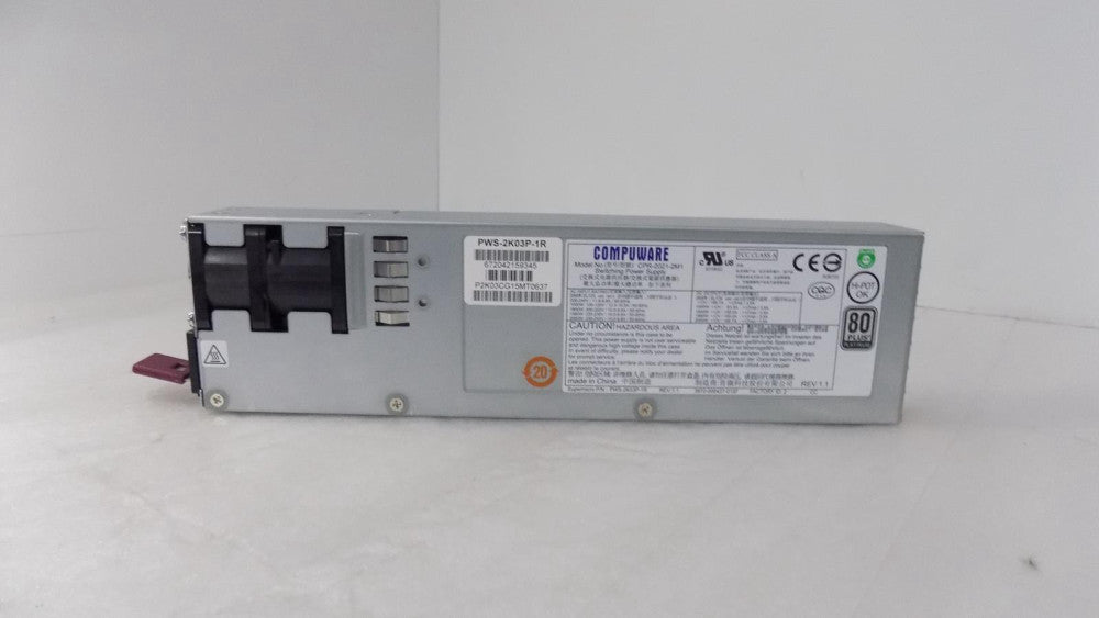 SuperMicro COMPUWARE PWS-2K03P-1R 1U 2000W Server Power Supply