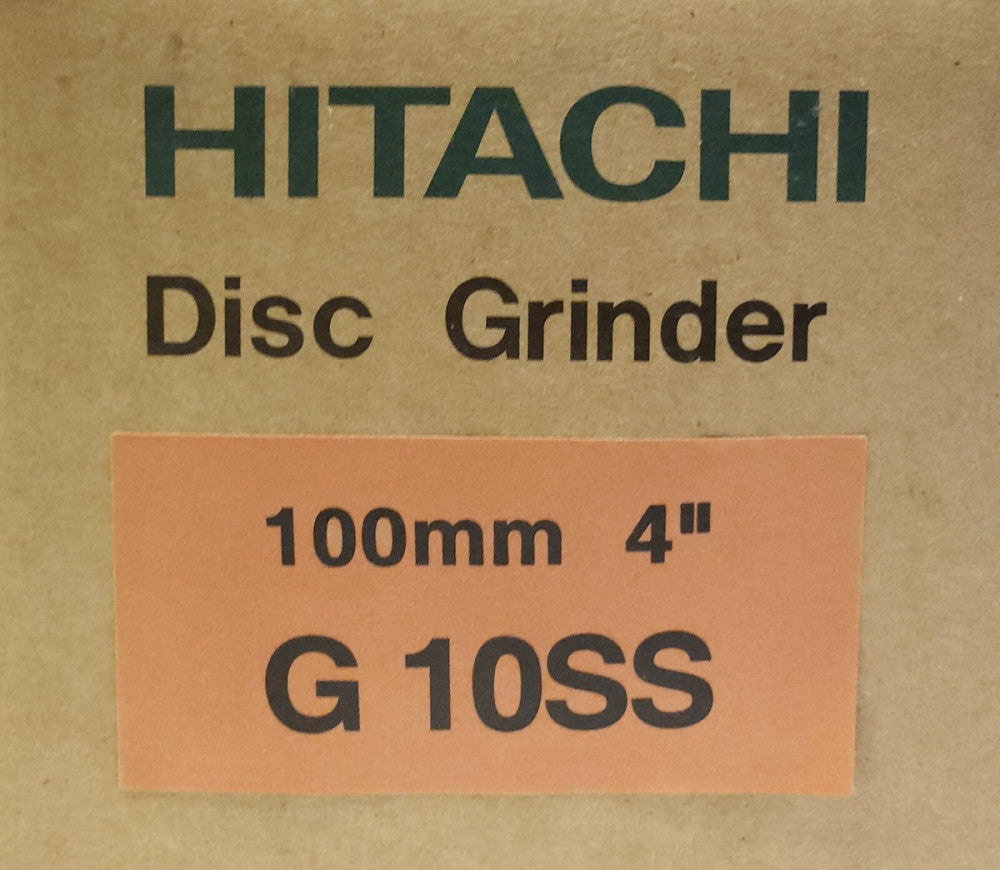HITACHI KOKI G10SS 110 VAC Disc Grinder 4" 100 mm 11000 RPM