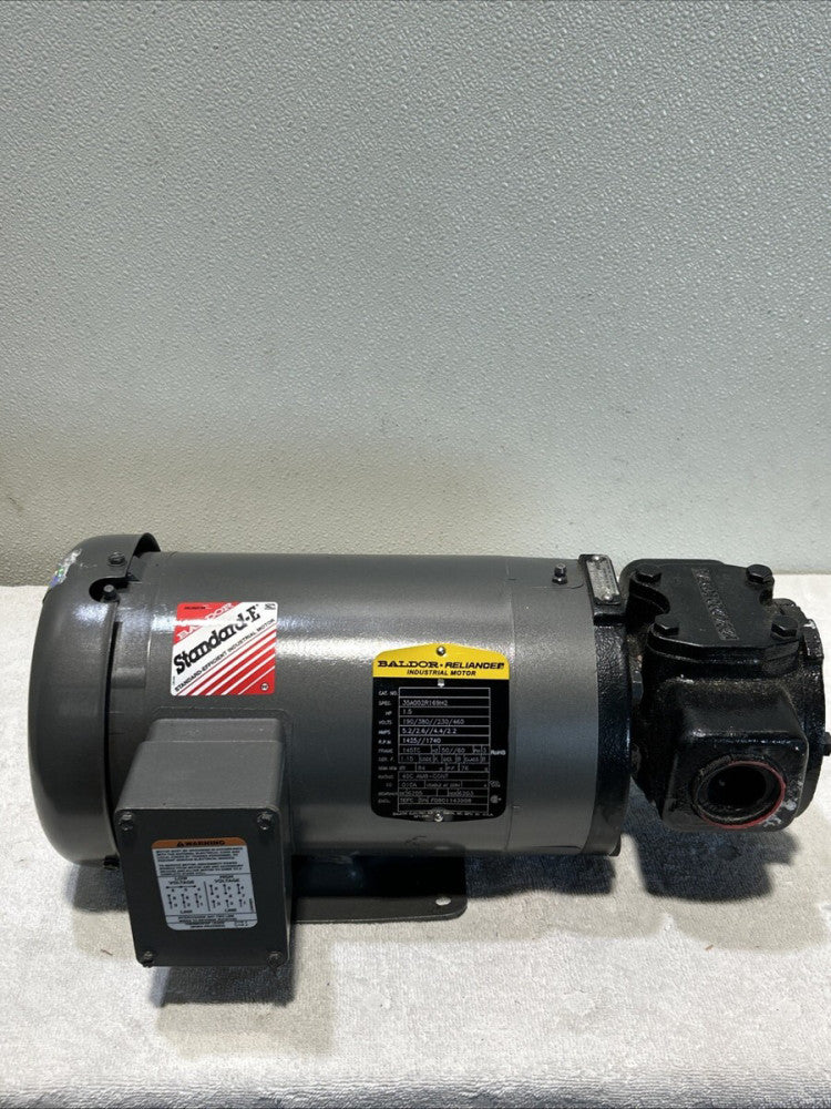 Viking Motor speed Rotary Gear Pump With 1.5 HP Baldor Motor, 3 phase. 68173947