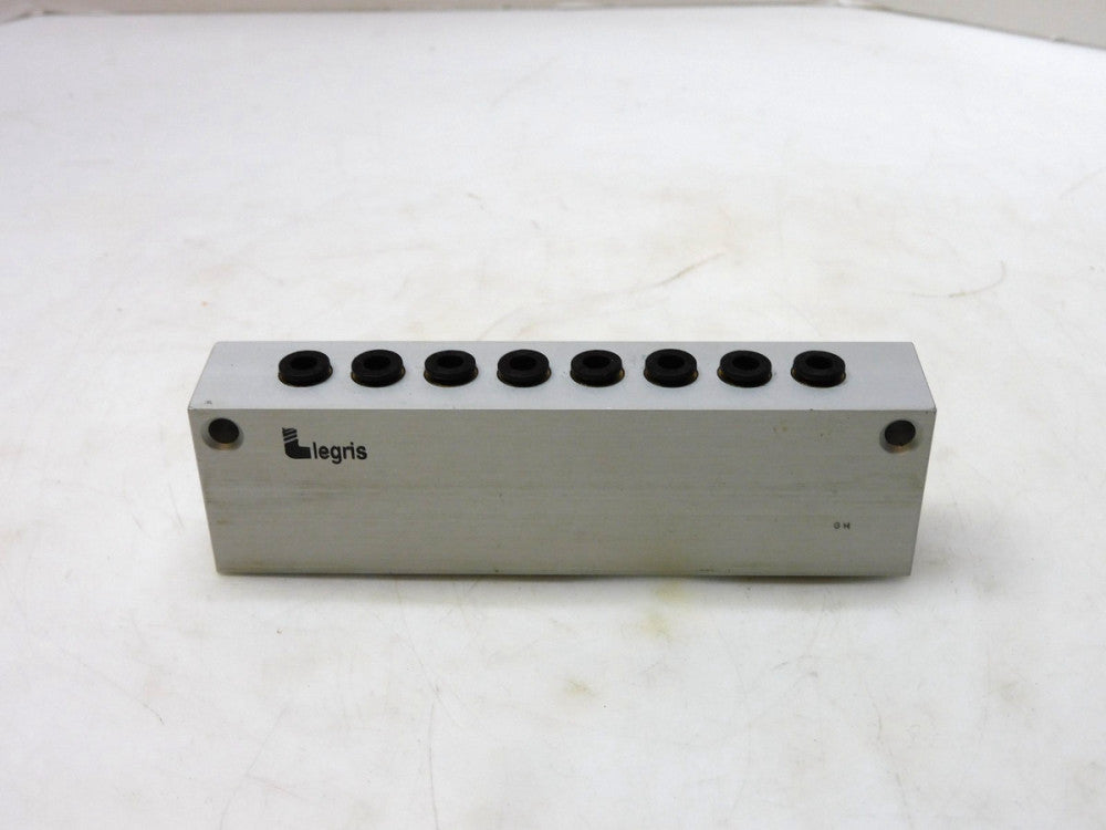 PARKER 33100413 LEGRIS MANIFOLD 1/4" NPT 8 TUBE 4.5132