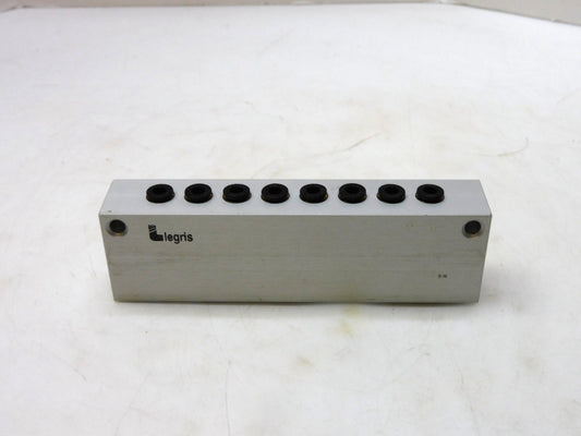 PARKER 33100413 LEGRIS MANIFOLD 1/4" NPT 8 TUBE 4.5132