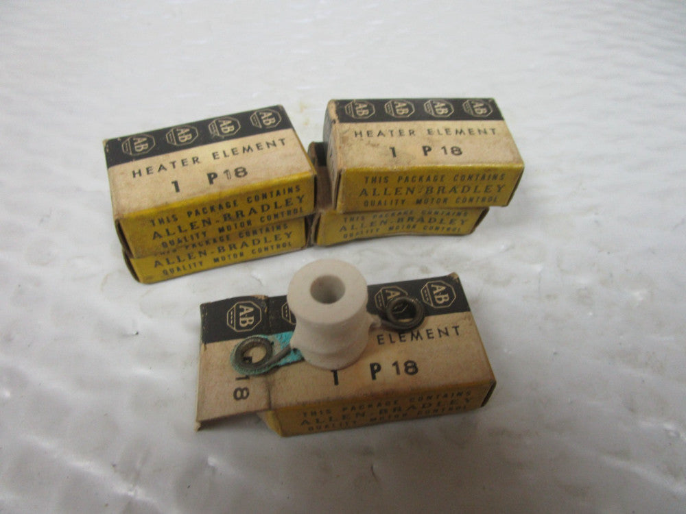 NEW LOT OF 5  ALLEN BRADLEY P18 HEATER ELEMENT