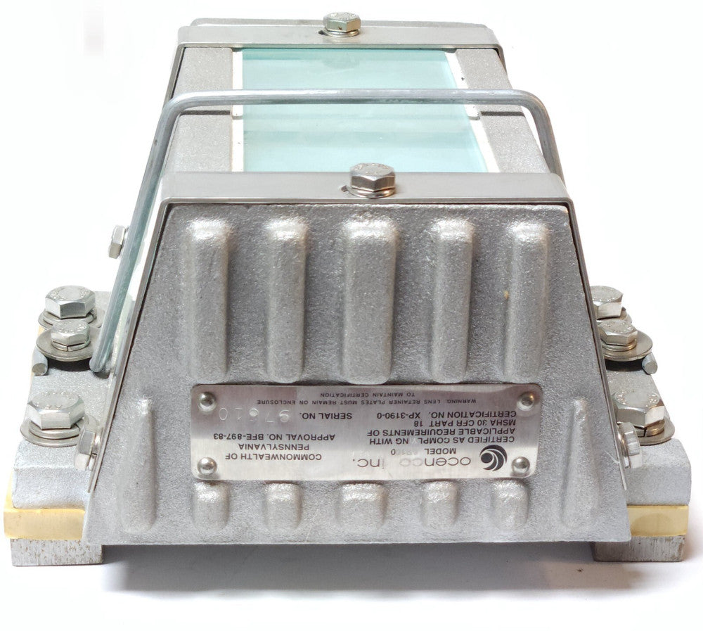 OCENCO AR-100 MODEL AR100 MSHA APPROVED MINING MACHINE Light Assembly Explosion