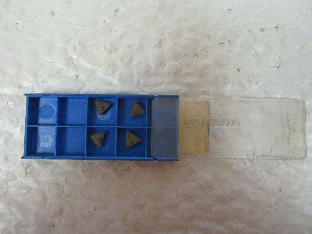 Lot Of 4 Valenite VC2 Carbide Inserts TPMR-222-2A