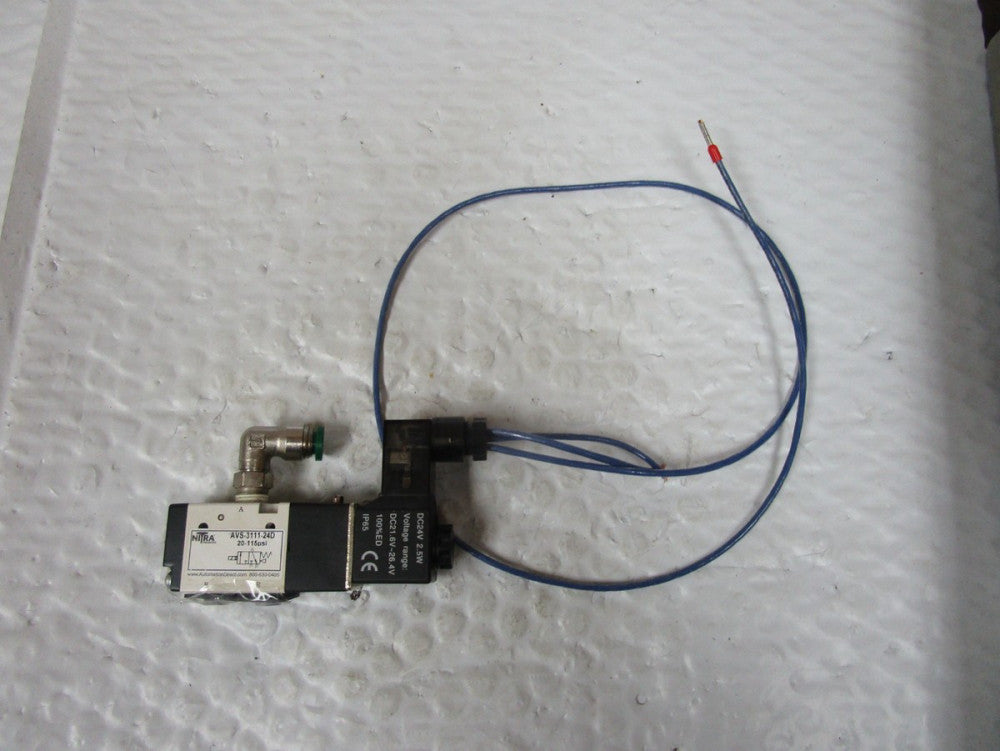 Nitra AVS-3111-24D Solenoid Valve 20-115 PSI 24Vdc