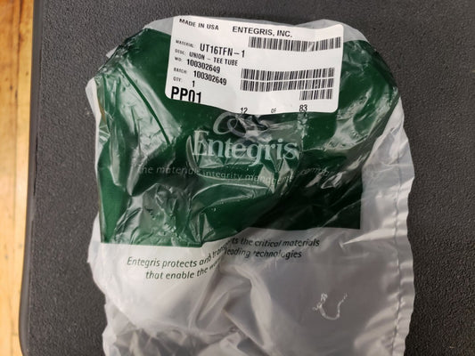 New, Entegris, UT16TFN-1, Flaretek Tee 1 OD PN