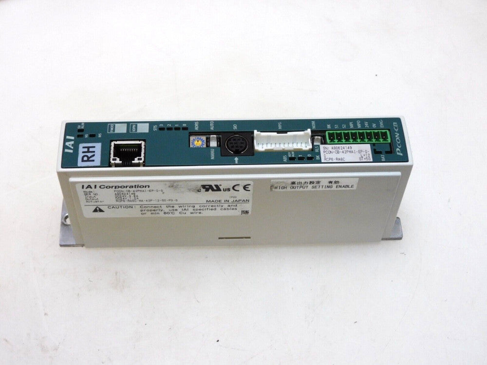 IAI POSITION CONTROLLER PCON-CB-42PWAI-EP-0-0 IN 24VDC 3.8A OUTPUT 24VDC 1.2A
