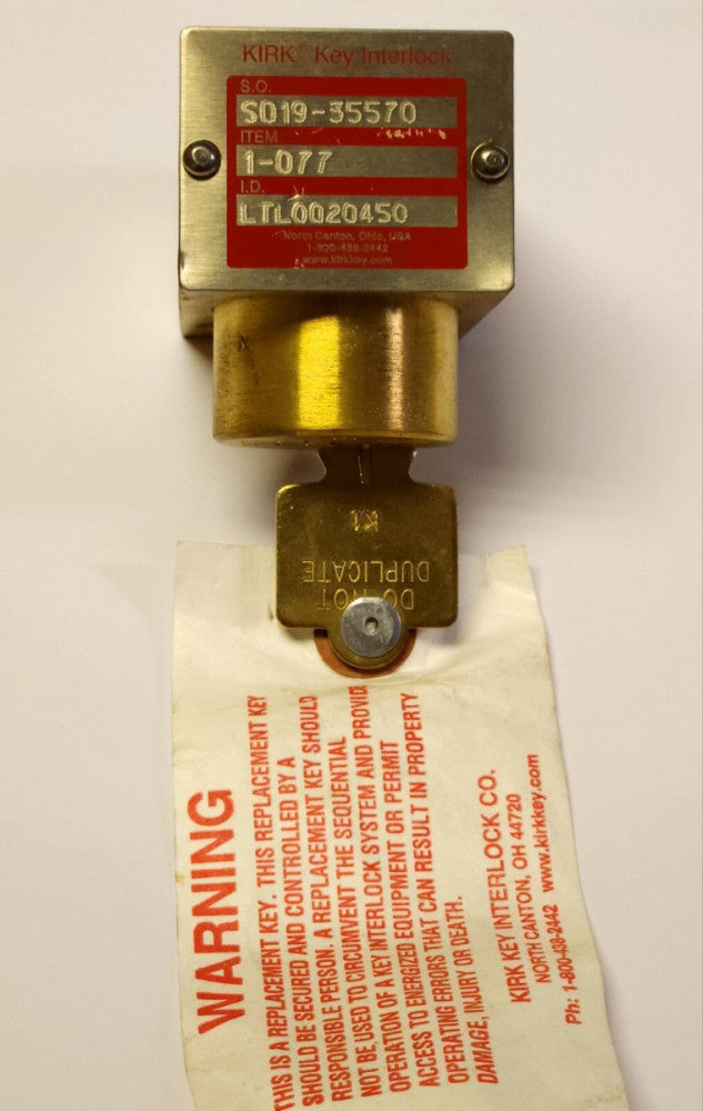 KIRK KEY S019 Extended Single Key Interlock