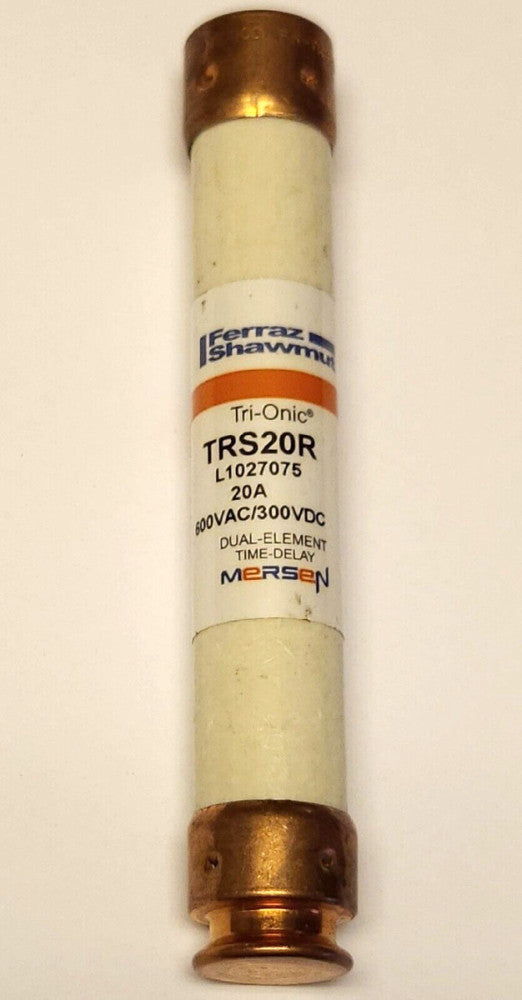 MERSEN FARRAZ SHAWMUT TRS20R 20 AMP 600 VAC TIME DELAY Fuse