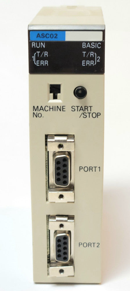 OMRON C200H ASC02 ASCII UNIT SYSMAC MACHINE START STOP CONTROL MODULE