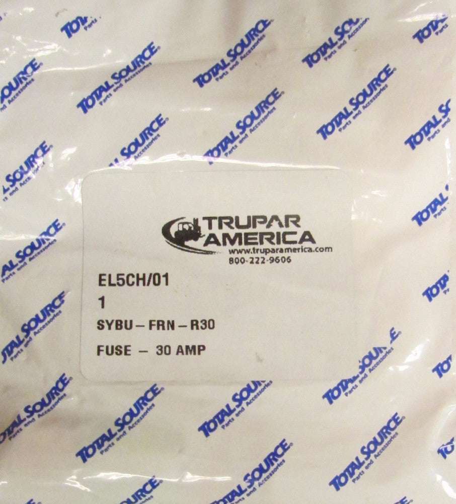 TRUPAR EL5CH 01 SYBU FRN R30 FUSETRON FRN 30 250V 30 Amp Fuse 