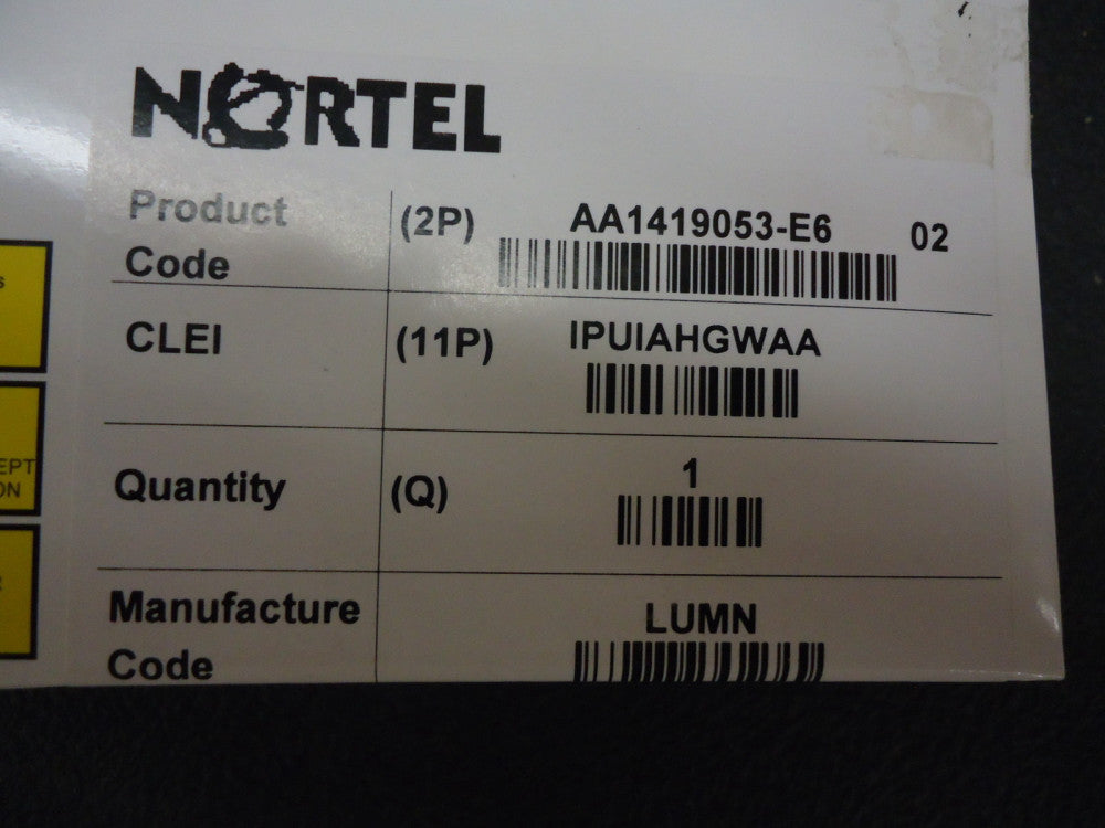 AA1419053-E6 NORTEL NETWORKS 1-PORT 1000BASECWDM SMALL FORM FACTOR BRAND NEW!