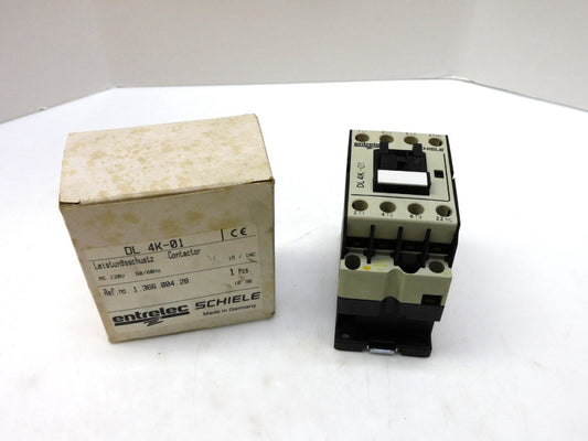 ENTRELEC SCHIELE DL4K-01 CONTACTOR 120VAC 50/60Hz