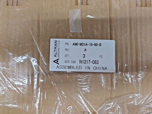 New, Altran Magnetics, AMI-M31A-10-60-B, FILTER, EMI, POWERLINE 60A