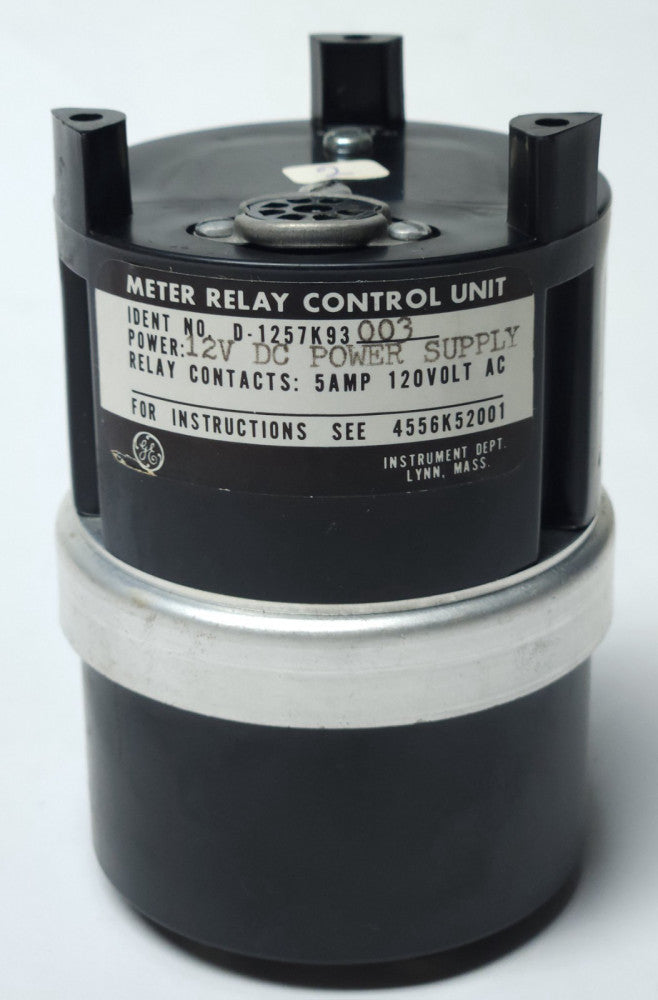 GENERAL ELECTRIC D 1257K9003 Meter Relay Control Unit 12 VDC POWER SUPPLY 5 AMP