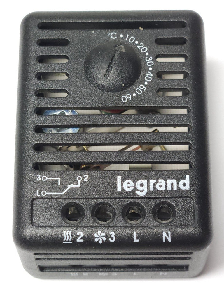 LEGRAND 348-47 Electrical Enclosure Heater Temperature Controller 5-10 AMP 220 2