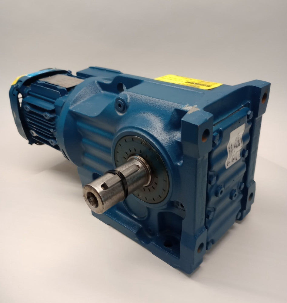 SEW Eurodrive K57DRS71S6-145.14 Used GearMotor Ratio 145.14:1 3ph 230/460V .33hp