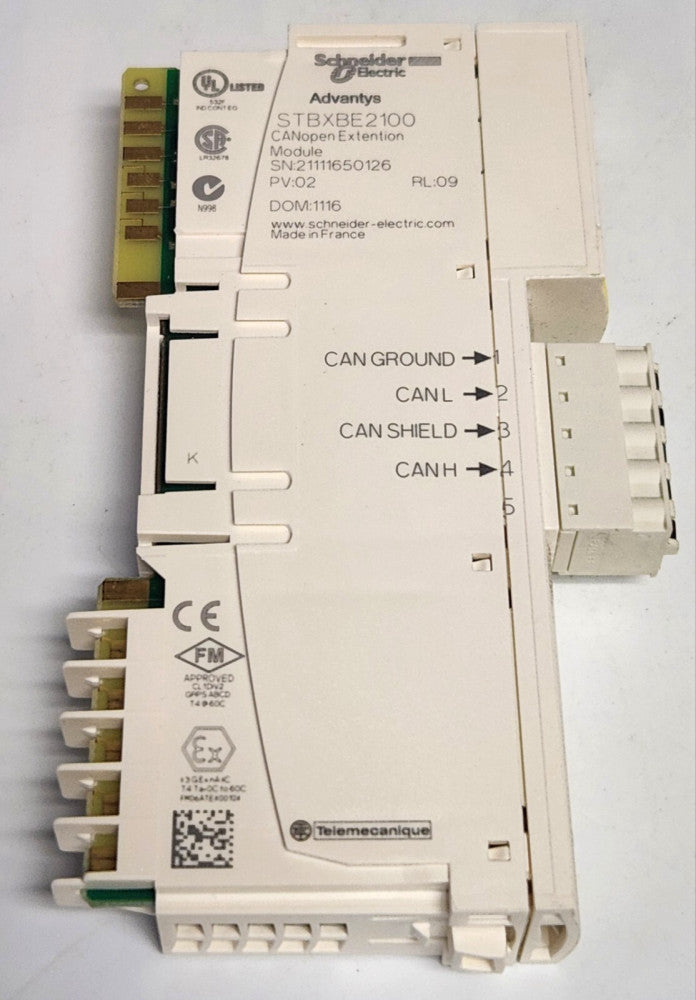 SCHNEIDER ELECTRIC MODICON STBXBE2100 Advantys XBE2100 CANOPEN Extension Module