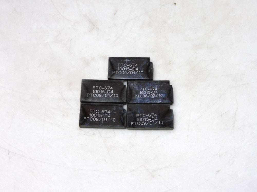 Peterson Tool PTC-674-10015-D4 Carbide Inserts Lot of 5
