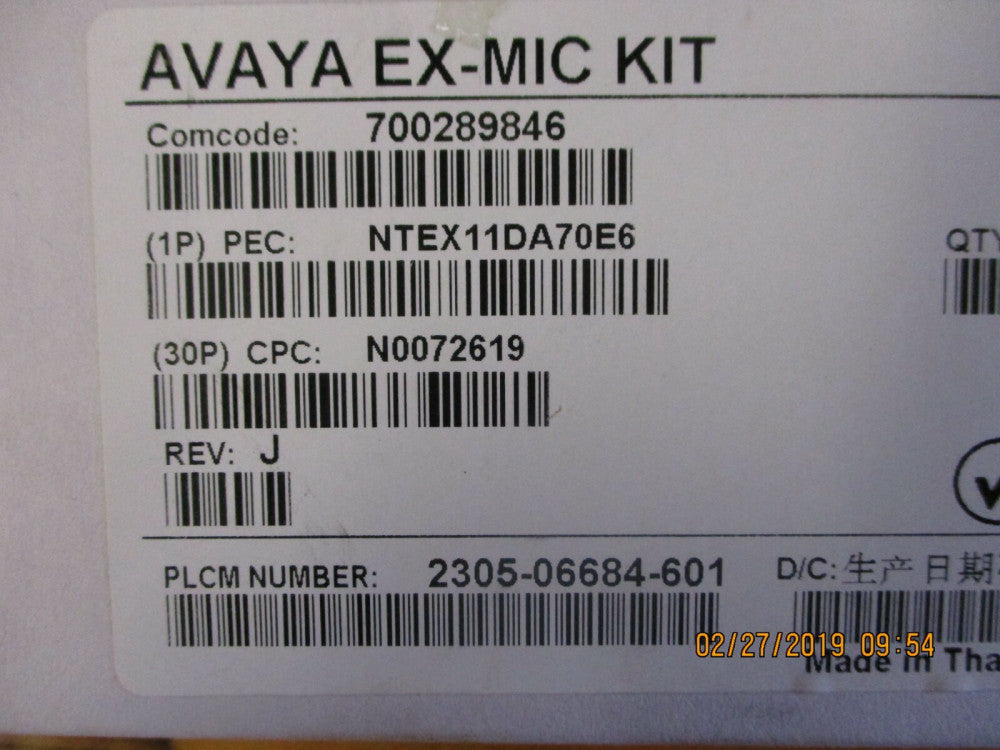 NTEX11DA70E6 AVAYA IP AUDIO CONFERENCE PHONE 2033 (ROHS) EXTENSION BRAND NEW!