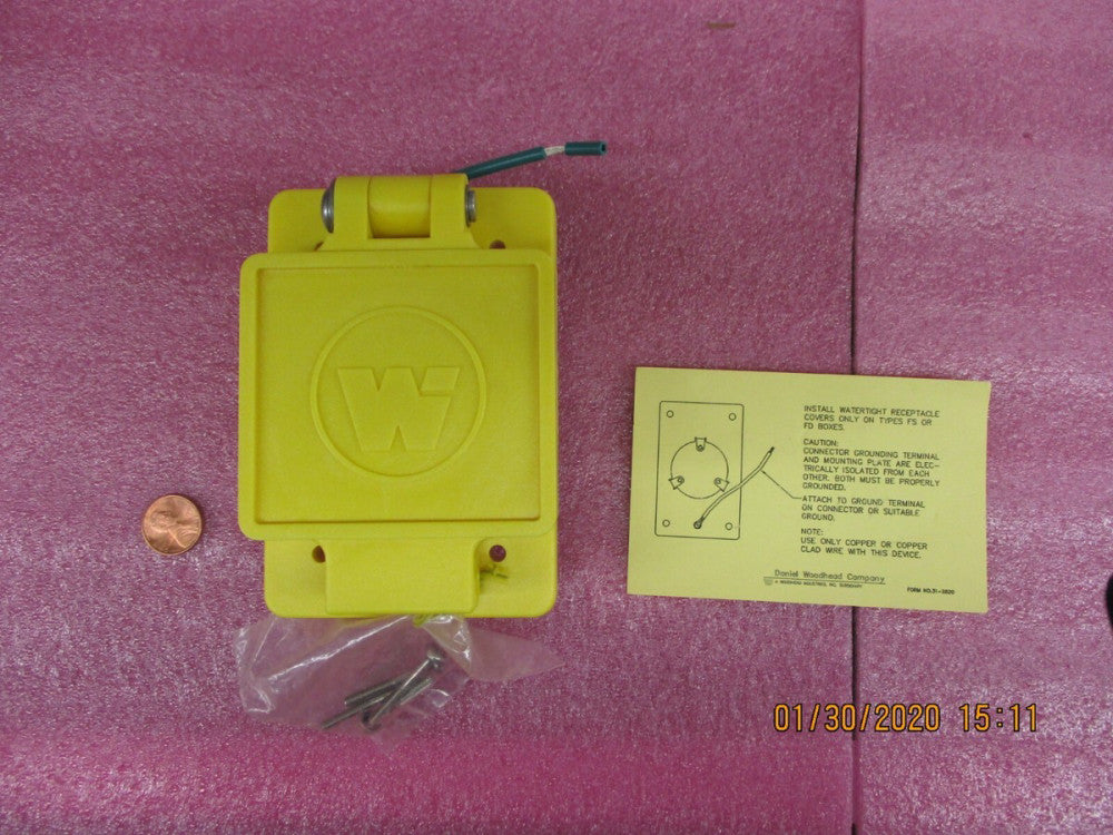 NEW - WOODHEAD 60W33 5-20R FS COVERPLATE 1301460123 