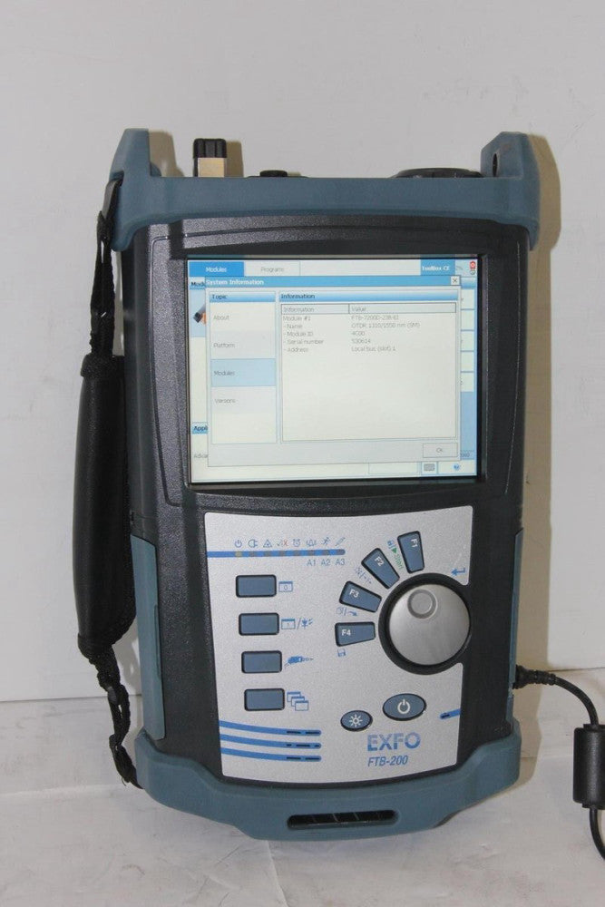 EXFO FTB-200-S2 Portable Network Testing Platform with FTB-7200D-23B-EI OTDR