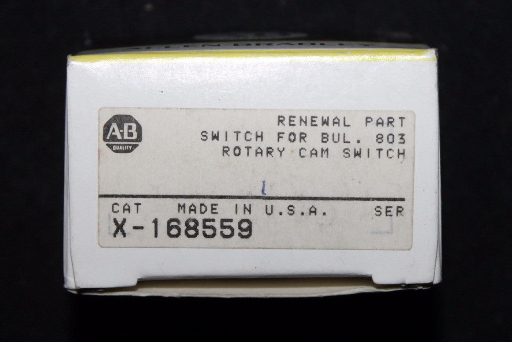 Allen Bradley Control Switch for Rotating Limit Switch X 168559