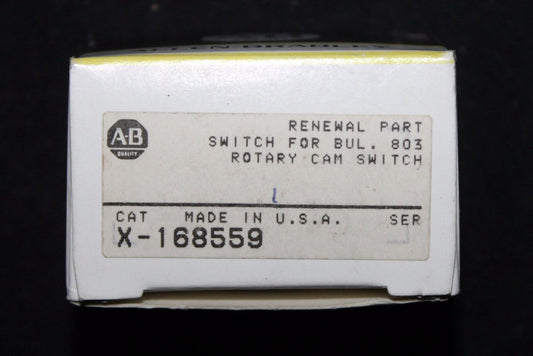 Allen Bradley Control Switch for Rotating Limit Switch X 168559
