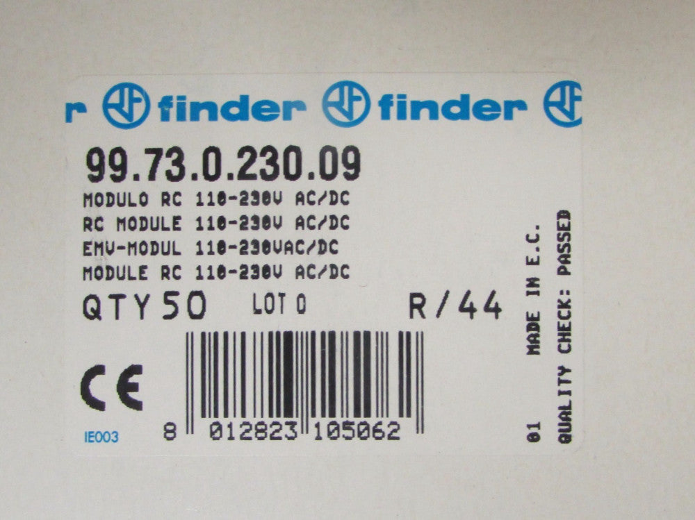 FINDER 99 73 0 230 09 110 230 V AC DC RC Module *PRICED PER EACH*