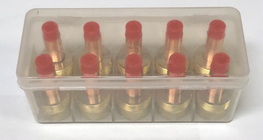 BOX OF (10) MILLER RADNOR PRAXAIR 995795 Large 3.2mm TIG Welding Torch GAS LENS