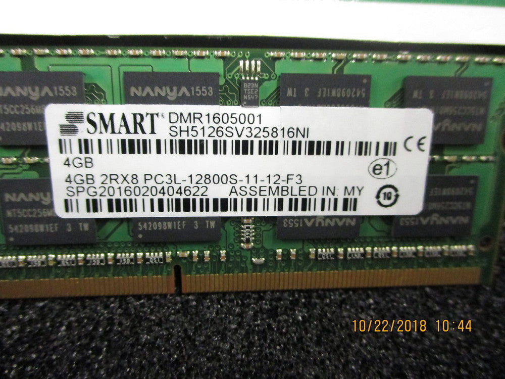 SH5126SV325816NI Smart Modular "512Mx64 (4GB), DDR3, 204-Pin BRAND NEW!