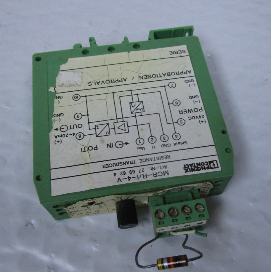 PHOENIX CONTACT MCR-R/I-4-V TRANSDUCER 2769624