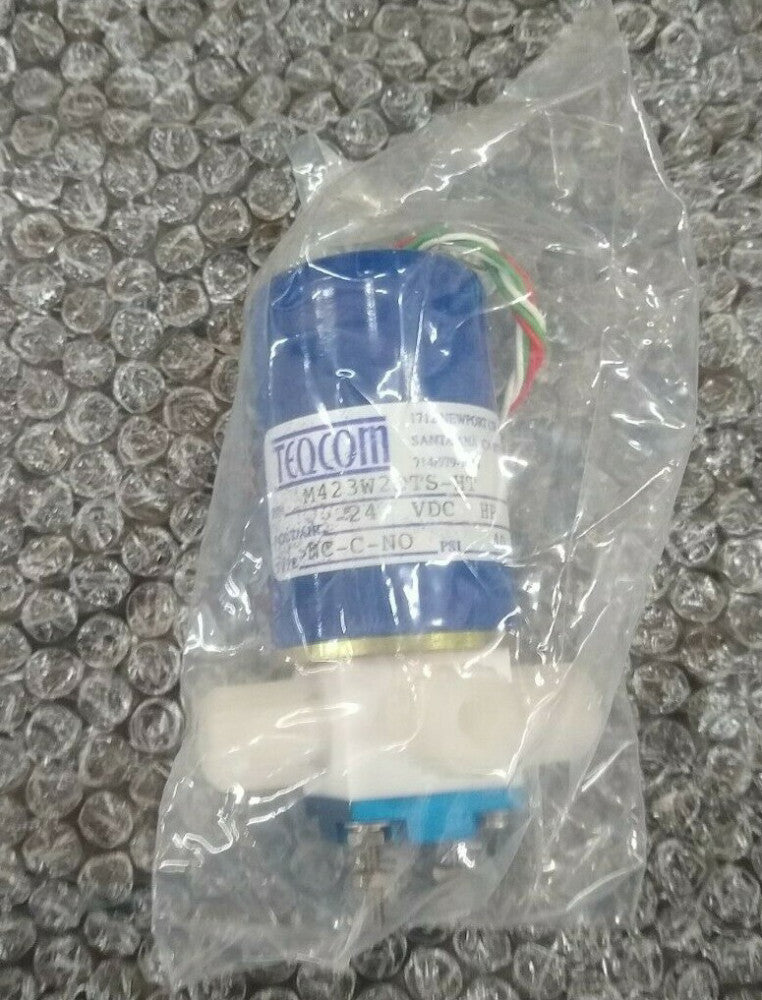 New, Teqcom, M423W2D-TS-HT, 3 Way Solenoid 1/4 Compression Prts, 1/8 orifice, 24