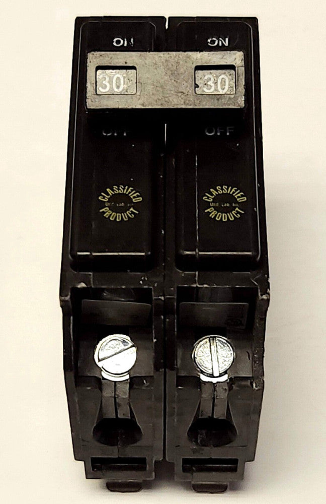 EATON CUTLER HAMMER CHQ230 2 Pole 30 AMP Type CHQ Circuit Breaker