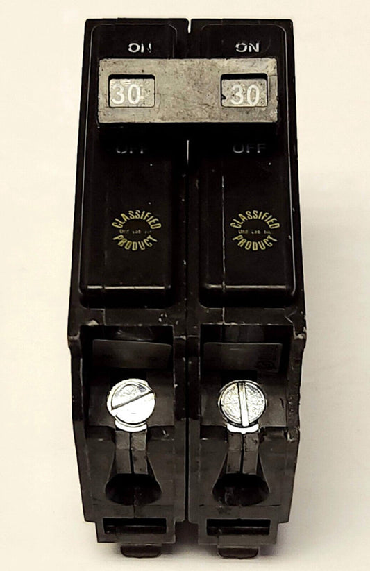 EATON CUTLER HAMMER CHQ230 2 Pole 30 AMP Type CHQ Circuit Breaker