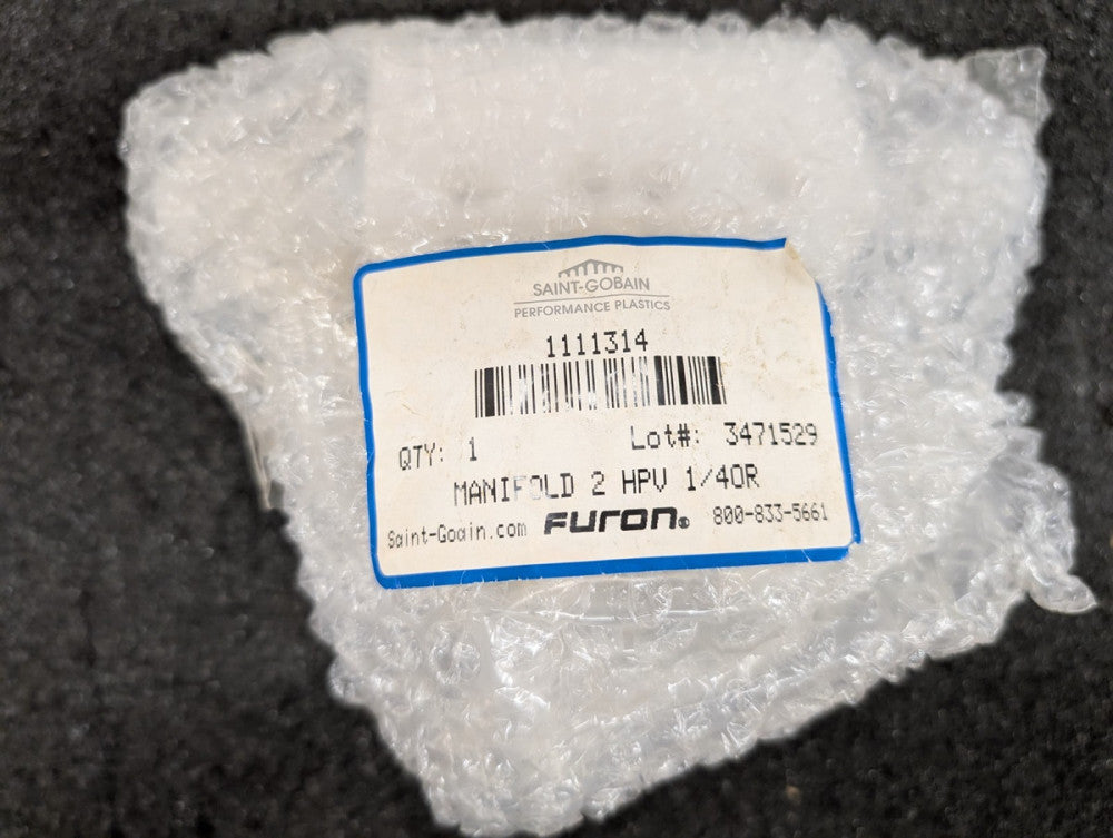 New, Furon, 1111314, MANIFOLD 2 HPV 1/4OR, W