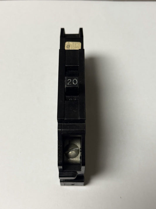 ZINSCO Q120 Single Pole 20 AMP Type Q Circuit Breaker 120 240 VAC