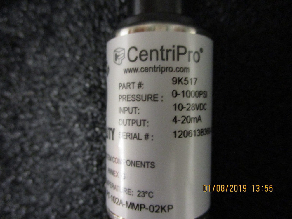 9K517 Centripro Transducer 4-20mA, 1000psi BRAND NEW!
