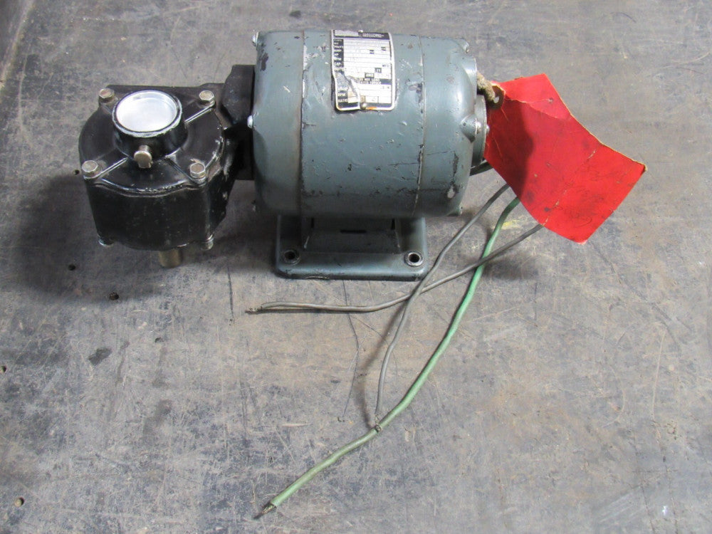 BODINE ELECTRIC GEARMOTOR NCI-34RH 115V 1/15 HP 1500RPM 30:1 RATIO - USED