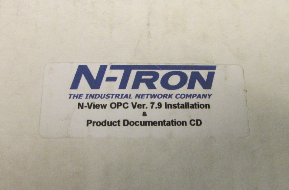 N TRON N-View OPC Version 7.9 Installation Software CD