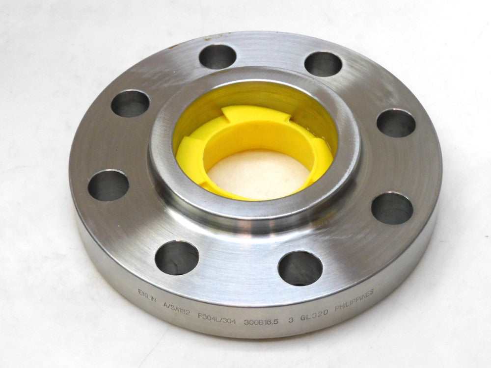 Enlin 3" Slip On 300 Raised Face F304/304L Stainless Steel Pipe Flange 8-bolt