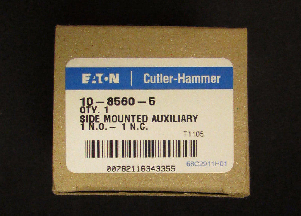 EATON CUTLER HAMMER 10 8560 5 1NO 1NC Side Mounted Logic Level Auxiliary Contact