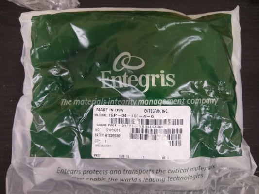 New, Entegris, IGP-04-100-4-6, Inline Gauge Protector